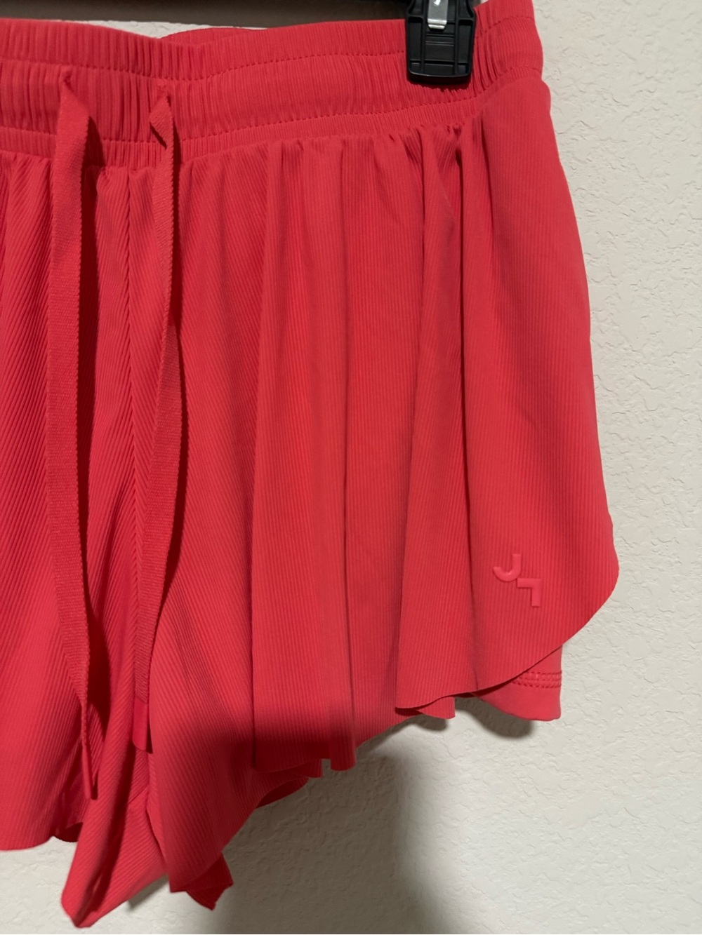 NWOT JoyLab Coral-Red Layered Athletic Skort Shorts - Picture 3 of 7